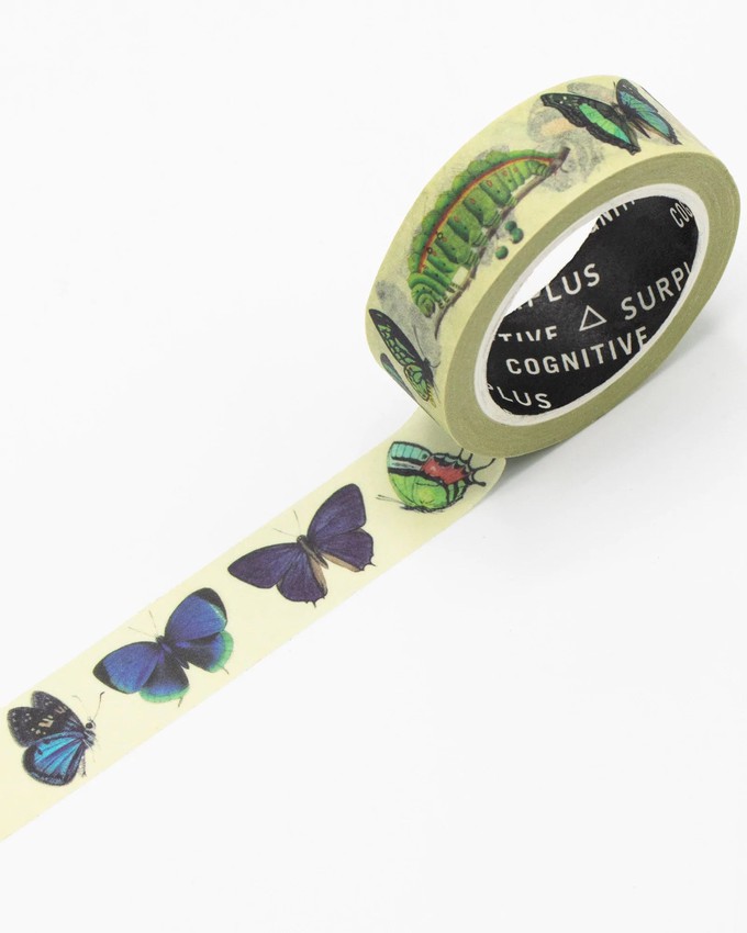 Washi tape butterflies from Fairy Positron