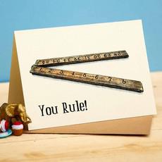 Greeting card "You rule" from Fairy Positron