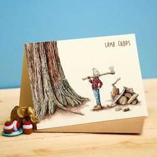 Wenskaart "Lamb chops" via Fairy Positron