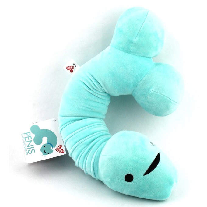 Knuffel/nekkussen penis met voorhuidzakje from Fairy Positron