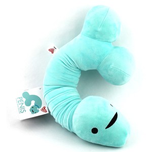 Knuffel/nekkussen penis met voorhuidzakje from Fairy Positron