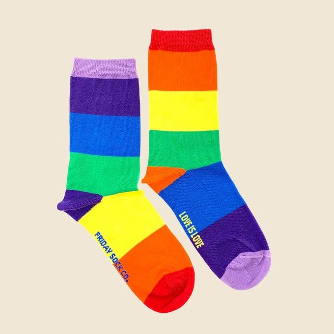 Socks rainbow (love is love) from Fairy Positron