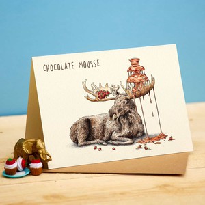 Greeting Card "Chocolate Moose" from Fairy Positron