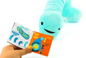 Knuffel/nekkussen penis met voorhuidzakje from Fairy Positron