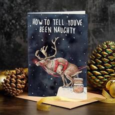 Greeting card Christmas "How to tell you've been naughty" from Fairy Positron