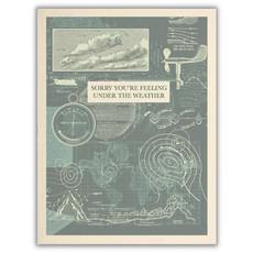Greeting card "Sorry you're feeling under the weather" from Fairy Positron
