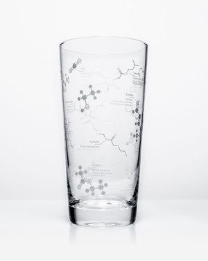 Bierglas "The chemistry of beer" from Fairy Positron