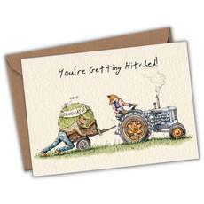 Greeting card marriage/cohabitation "Getting hitched from Fairy Positron