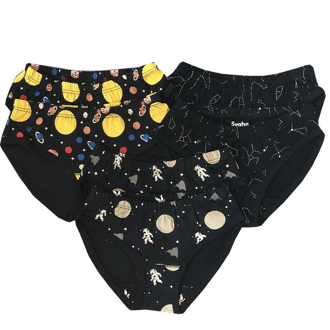 Set of girls' briefs Space lovers from Fairy Positron