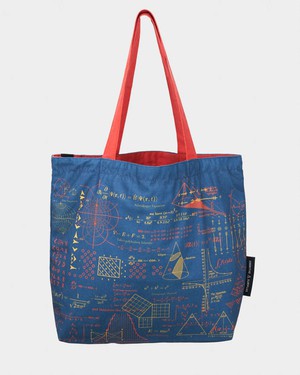 Schoudertas “Equations that changed the world” (blauw) from Fairy Positron