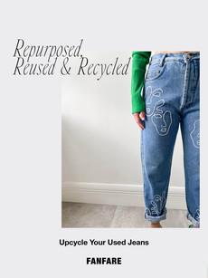 Upcycle Your Used Jeans via Fanfare Label