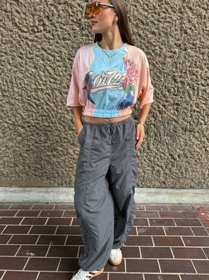 Amber Vintage Spliced Crop Top size 8/10 from Fanfare Label