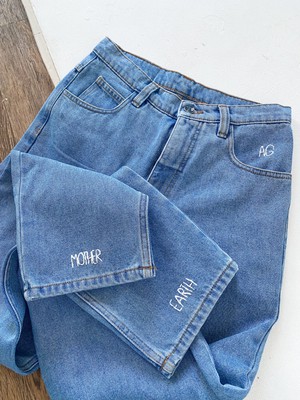 Personalise Fanfare Label Plain Jeans from Fanfare Label