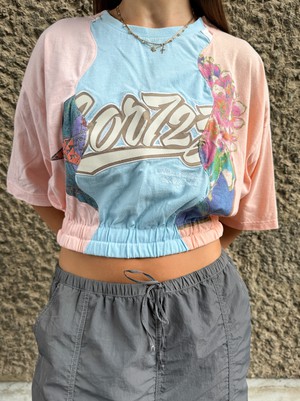 Amber Vintage Spliced Crop Top size 8/10 from Fanfare Label