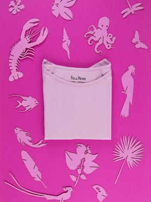 Cap sleeve orchid from FellHerz T-Shirts - bio, fair & vegan