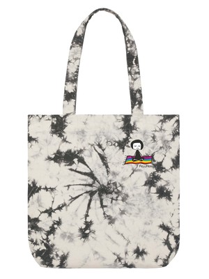 Tie Dye Tote Bag Ommm from FellHerz T-Shirts - bio, fair & vegan