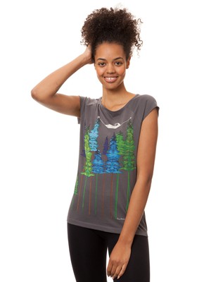 Wood Girl Cap Sleeve castlerock from FellHerz T-Shirts - bio, fair & vegan