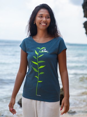 Book lover Cap Sleeve thundercloud from FellHerz T-Shirts - bio, fair & vegan