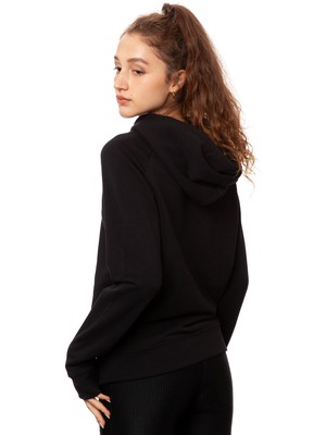 Sloth Hoodie black from FellHerz T-Shirts - bio, fair & vegan