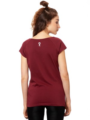 Cap sleeve ruby from FellHerz T-Shirts - bio, fair & vegan