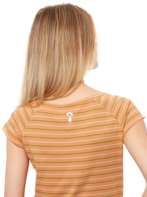 Sunset Girl Cap Sleeve triple striped from FellHerz T-Shirts - bio, fair & vegan