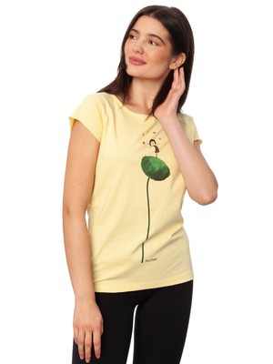 Rainbow Juggleuse Cap Sleeve vanilla from FellHerz T-Shirts - bio, fair & vegan