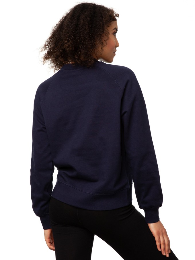 Sloth Raglan Sweater navy from FellHerz T-Shirts - bio, fair & vegan