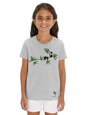 Sloth Kids T-Shirt gray melange from FellHerz T-Shirts - bio, fair & vegan