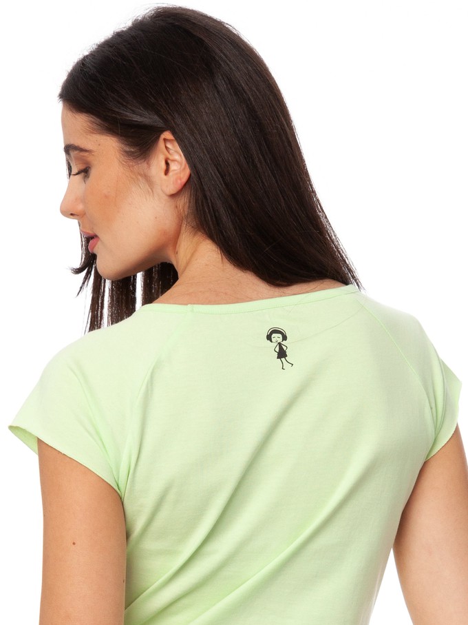 Cap Sleeve lime green from FellHerz T-Shirts - bio, fair & vegan