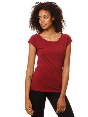 Cap sleeve ruby from FellHerz T-Shirts - bio, fair & vegan