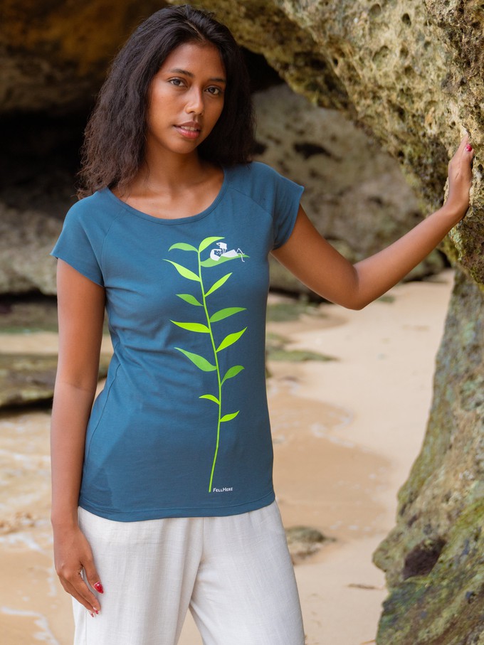 Book lover Cap Sleeve thundercloud from FellHerz T-Shirts - bio, fair & vegan