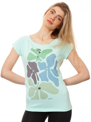 Flower Girl Cap Sleeve Moonlight Jade from FellHerz T-Shirts - bio, fair & vegan