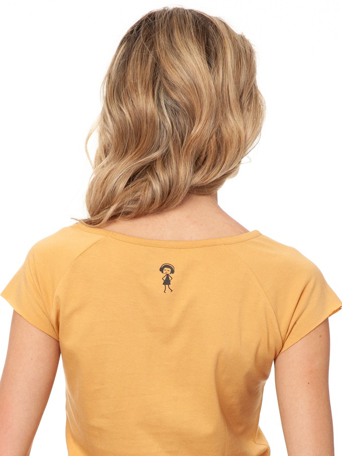 Camping Girl Cap Sleeve clay from FellHerz T-Shirts - bio, fair & vegan