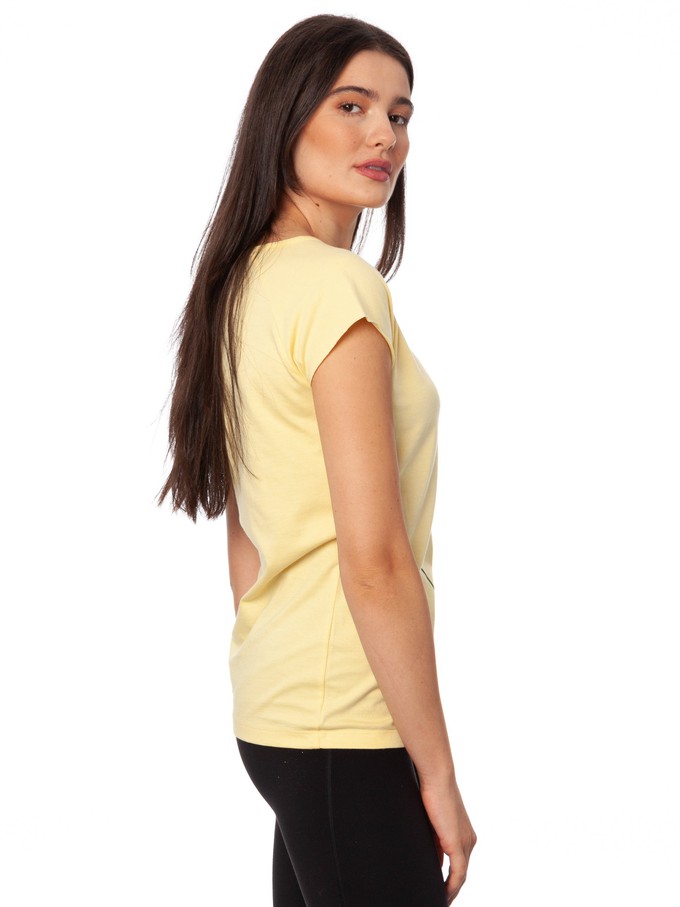 Rainbow Juggleuse Cap Sleeve vanilla from FellHerz T-Shirts - bio, fair & vegan