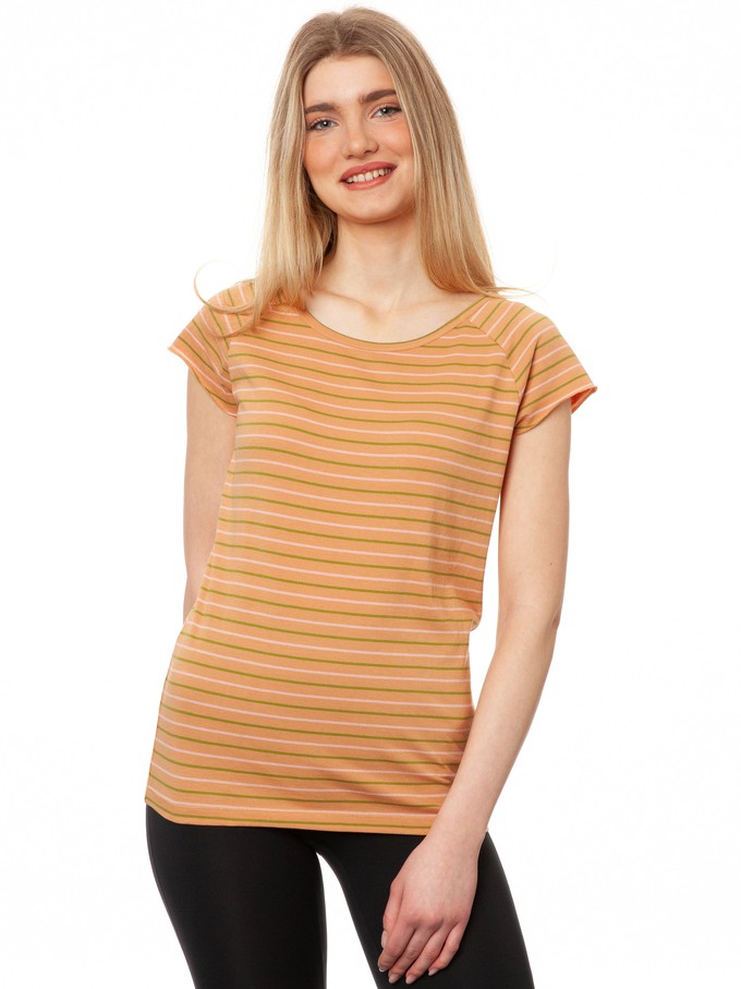 Cap Sleeve triple striped from FellHerz T-Shirts - bio, fair & vegan
