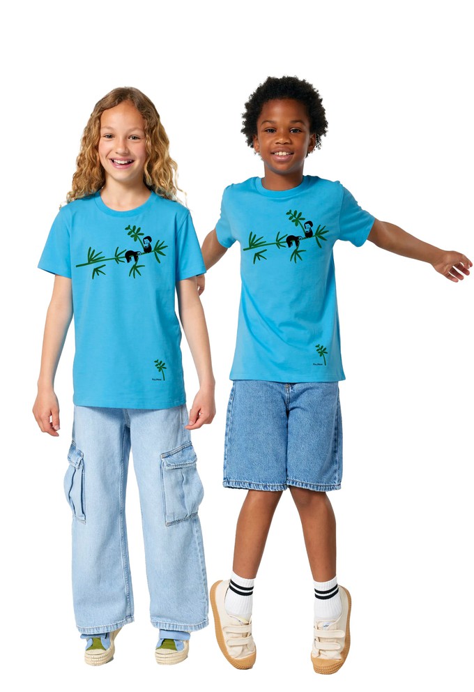 Faultier Kids T-Shirt neptune from FellHerz T-Shirts - bio, fair & vegan