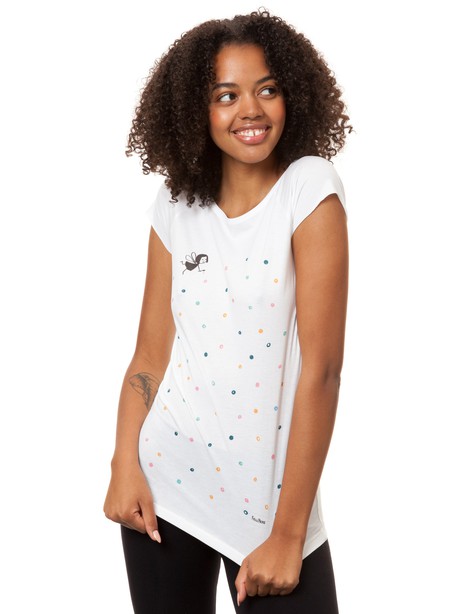 Confetti Girl Cap Sleeve white from FellHerz T-Shirts - bio, fair & vegan