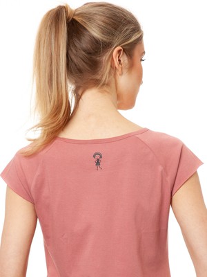 Lucky Clover Cap Sleeve dusty rose from FellHerz T-Shirts - bio, fair & vegan