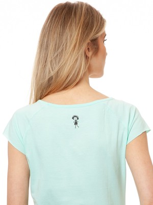 Flower Girl Cap Sleeve Moonlight Jade from FellHerz T-Shirts - bio, fair & vegan