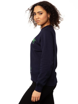 Sloth Raglan Sweater navy from FellHerz T-Shirts - bio, fair & vegan