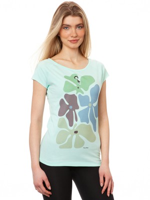 Flower Girl Cap Sleeve Moonlight Jade from FellHerz T-Shirts - bio, fair & vegan