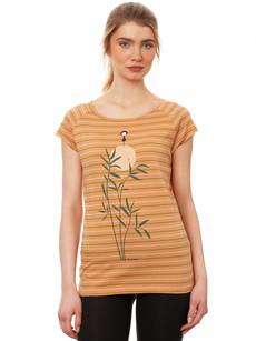 Sunset Girl Cap Sleeve triple striped via FellHerz T-Shirts - bio, fair & vegan