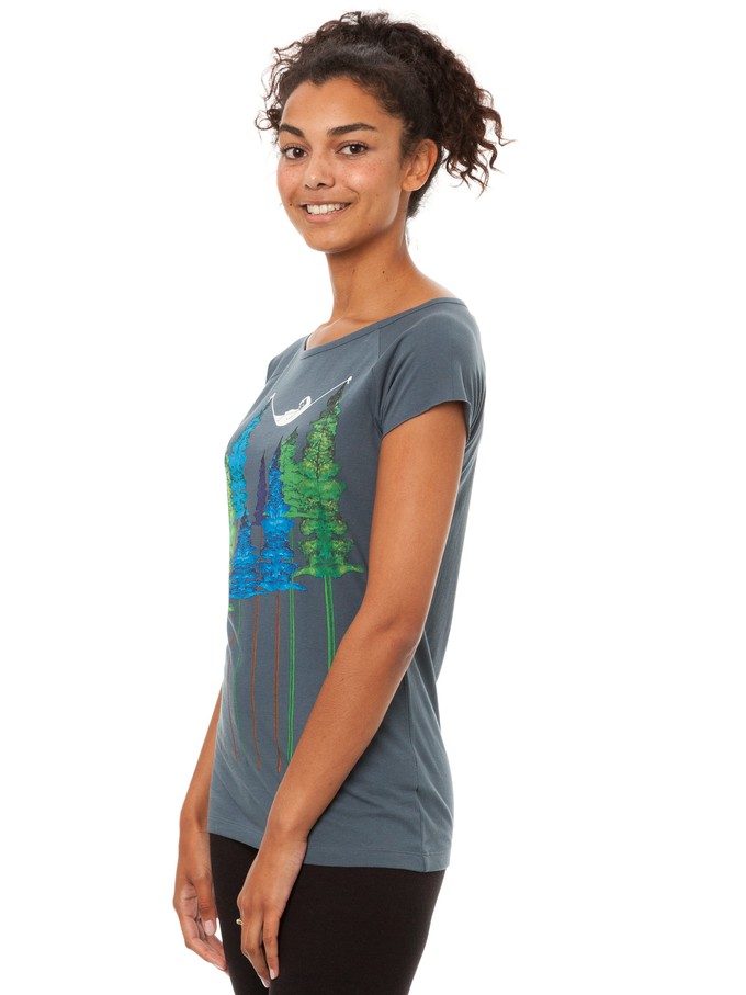 Wood Girl Cap Sleeve thundercloud from FellHerz T-Shirts - bio, fair & vegan