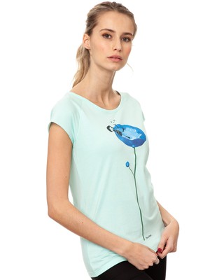 Swimming Pool Cap Sleeve moonlight jade from FellHerz T-Shirts - bio, fair & vegan