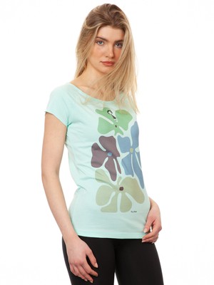 Flower Girl Cap Sleeve Moonlight Jade from FellHerz T-Shirts - bio, fair & vegan
