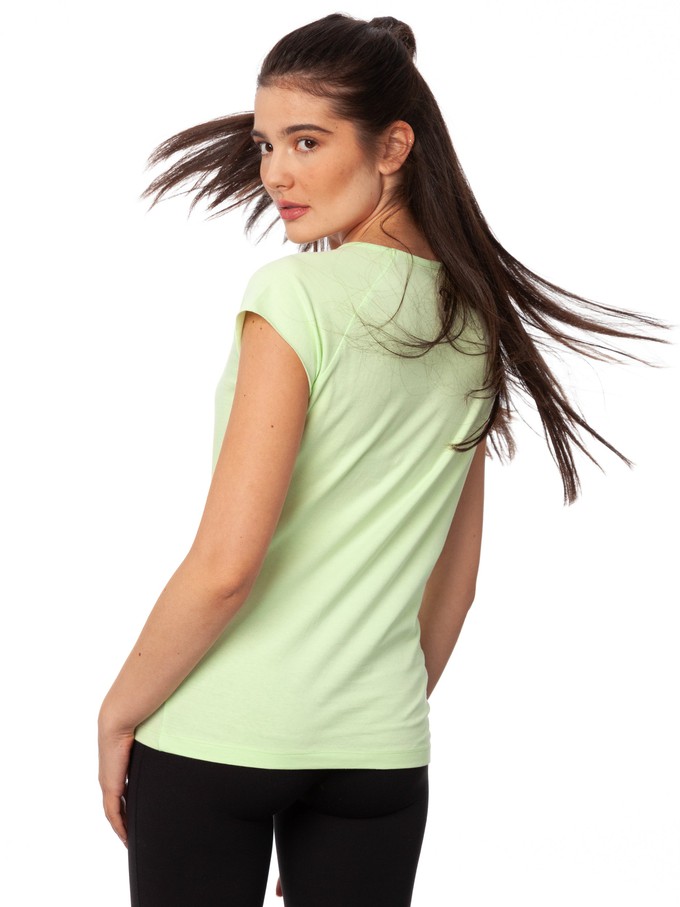 Cap Sleeve lime green from FellHerz T-Shirts - bio, fair & vegan