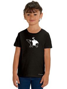 Tapir Kids T-Shirt grey via FellHerz T-Shirts - bio, fair & vegan