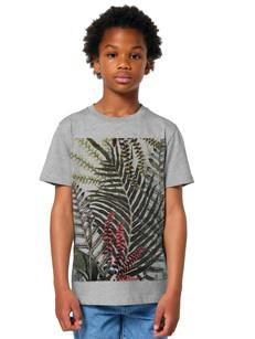 Jungle Kinder T-Shirt grey melange via FellHerz T-Shirts - bio, fair & vegan