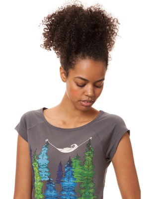 Wood Girl Cap Sleeve castlerock from FellHerz T-Shirts - bio, fair & vegan