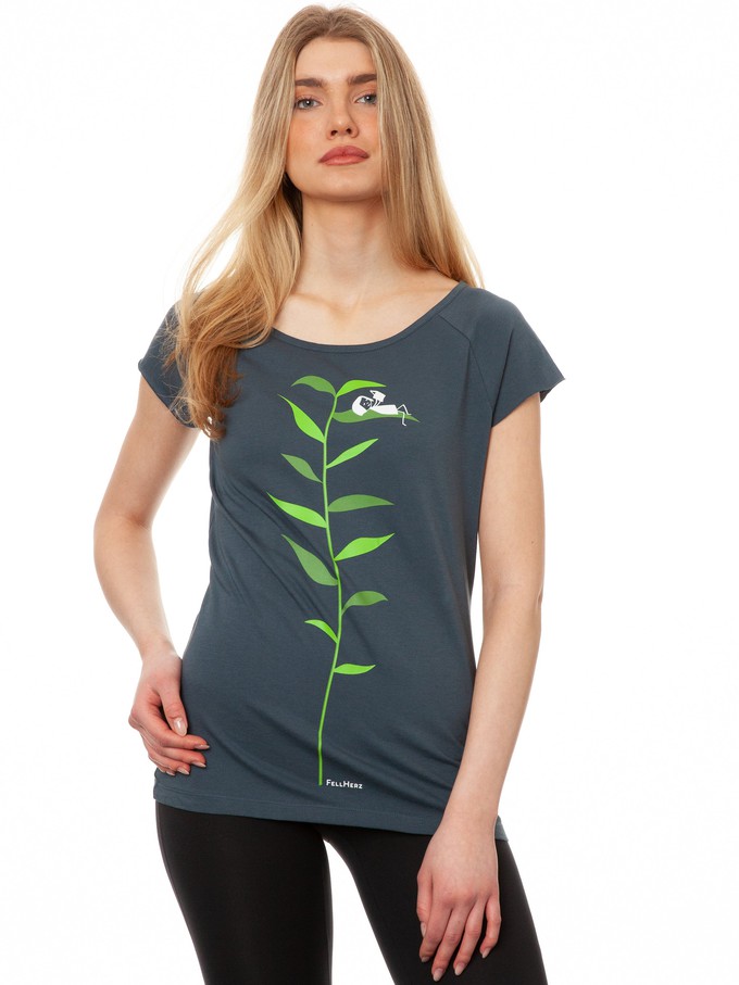 Book lover Cap Sleeve thundercloud from FellHerz T-Shirts - bio, fair & vegan